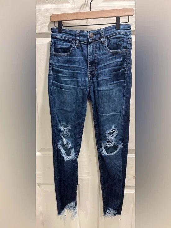 American Eagle Hi-Rise Jegging Crop-Women’s Size 6 - Picture 2 of 13